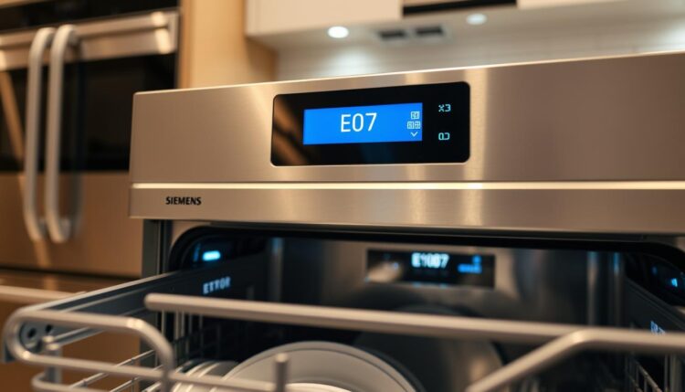 E07 Fehler bei einer Siemens Spülmaschine