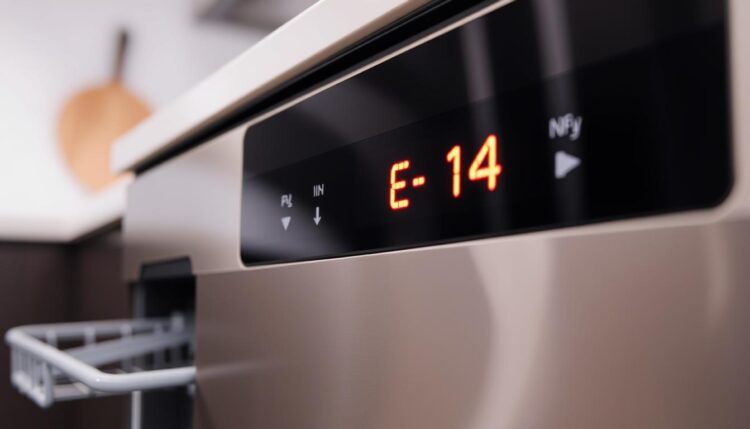 E14 Fehlercode Geschirrspülmaschine Fehlermeldung