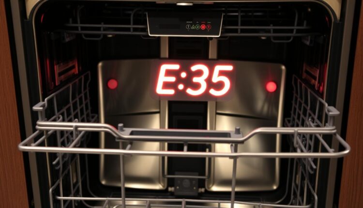E35 Fehler in Geschirrspülern